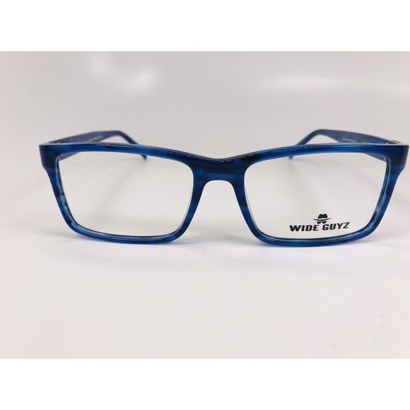 New Wide Guyz Blue Marble BIG AL Eyeglasses 58mm for The Stylish Large Man - Picture 3 of 11